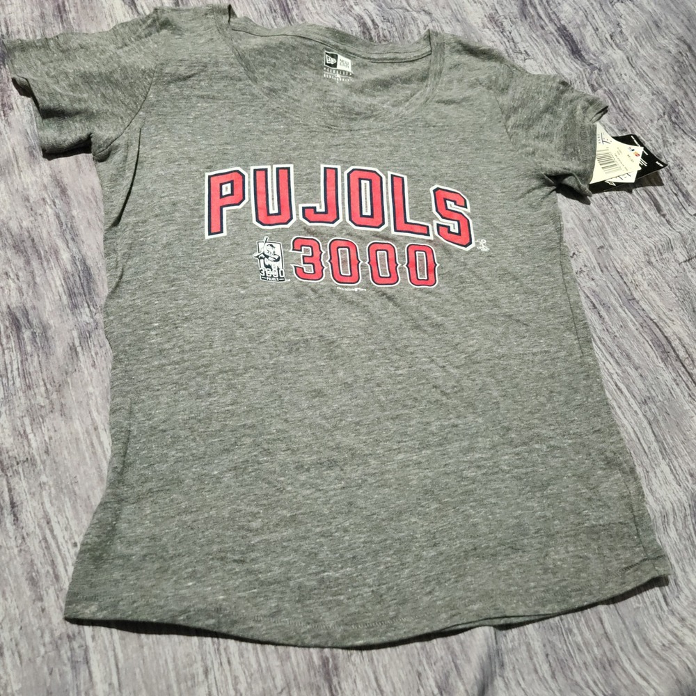 New‎ Era Albert Pujols 3000 Hit Club Angels Womens T-Shirt Large